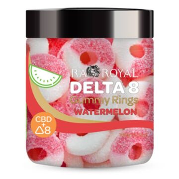 RA Royal Delta 8 THC Gummy Rings - Watermelon - 800mg