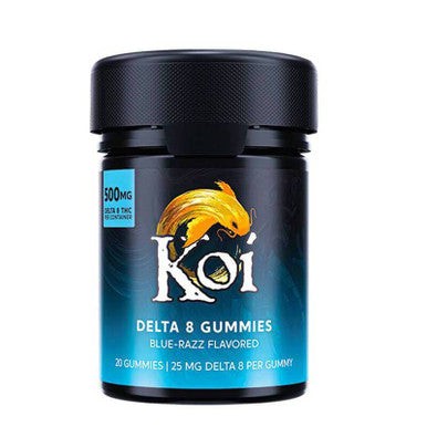 Koi Delta 8 THC Gummies - Blue Razz - 25mg