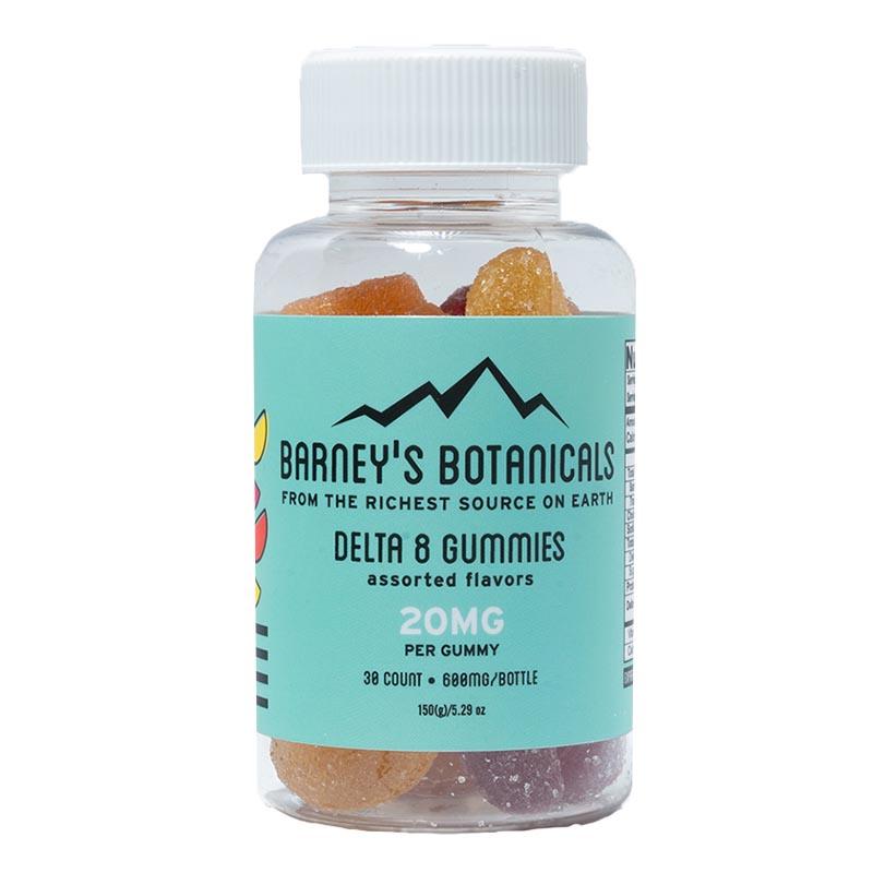 Barneys Botanicals - Delta 8 Edible - Assorted Gummies - 20mg-50mg