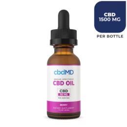 cbdMD CBD Broad Spectrum Oil Tincture - Berry