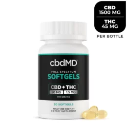 cbdMD CBD Full Spectrum Oil Softgels