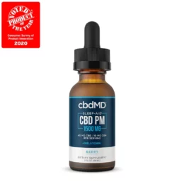 cbdMD Broad Spectrum CBD Oil Tincture for Sleep - Berry