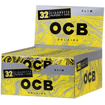 OCB Solaire Slim Rolling Papers & Tips