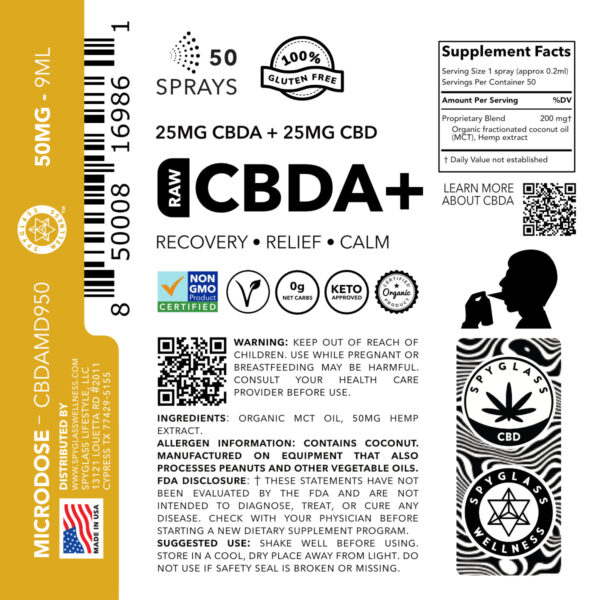 CBDA+ MicroDose
