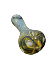 3.5” Blue & Yellow Glass Hand Pipe (1 Pc)