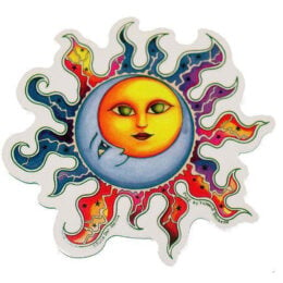 Dan Morris Sun & Moon Sticker