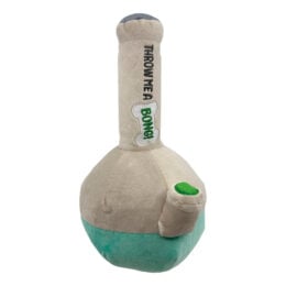 Stoned Puppy Bong Squeaky Dog Toy - 10"