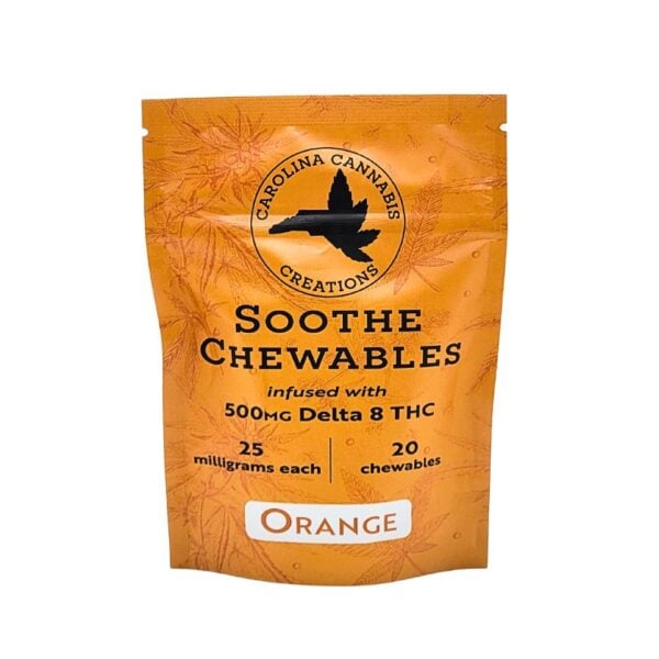 Soothe Chewables | Delta 8 | Orange 20ct bag