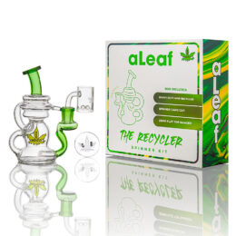 aLeaf Recycler Dab Rig Spinner Kit - 6" / 14mm F / Colors Vary