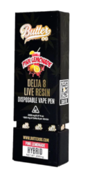 Butter OG Delta 8 Live Resin Disposable Vape 2G - Pink Lemonade (Hybrid)