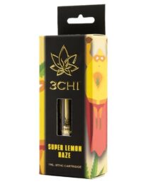 3Chi: Delta 8 THC Vape Cartridge Super Lemon Haze (Sativa Hybrid) 1 ml