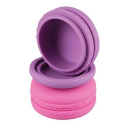 4PC - Silicone Macaron Container - 2" / Assorted