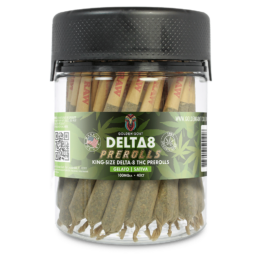Delta 8 Doobies, King Size Jar, 50ct 100MG - Gelato