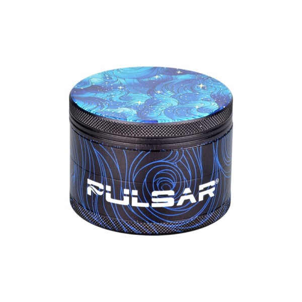 Pulsar Design Series Grinder with Side Art - Space Dust / 4pc / 2.5"