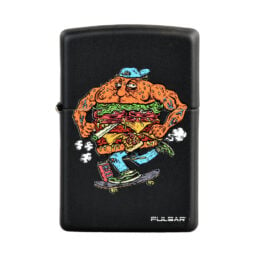 Zippo Lighter - Pulsar Skateburger - Black Matte