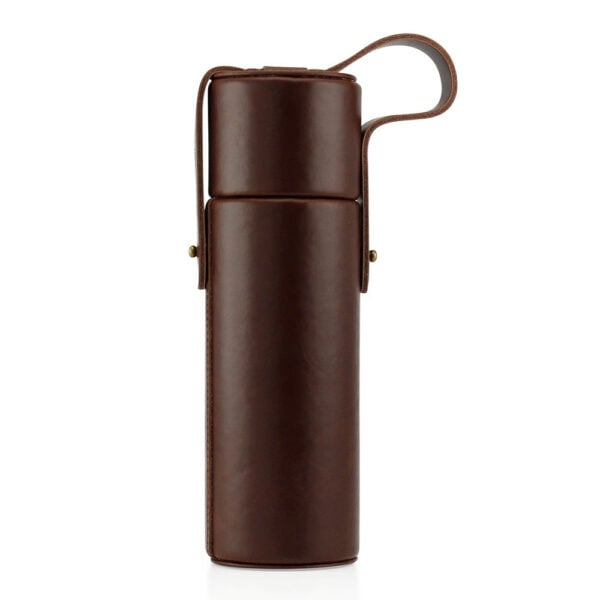 Hydrology9 Leather Carrying Case - Dark Brown