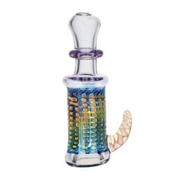Empire Glass Works Ethereal Bubble Matrix Horned Chillum - 3.5"