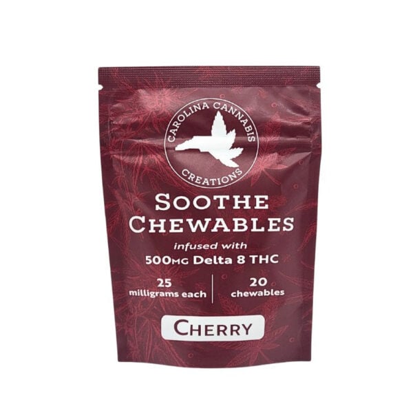 Soothe Chewables | Delta 8 | Cherry 20ct bag