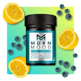 Mdrn Mood Blueberry Lemonade - 50mg CBD / 10mg THC (20ct)
