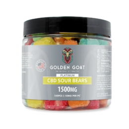 Platinum CBD Gummies 1500mg - Sour Bears