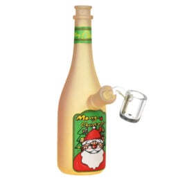 Christmas Spirits Bottle Glass Rig - 7.25" / 14mm F