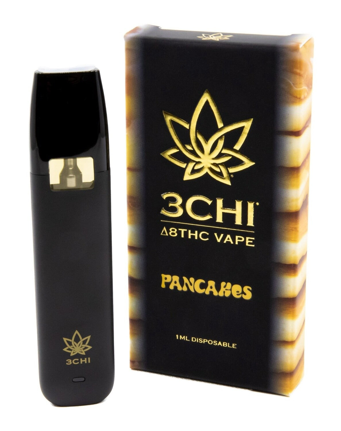 3Chi: Delta 8 THC Disposable Vape Pen Pancakes (Hybrid) 1ml