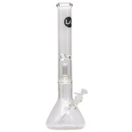 LA Pipes Thick Glass Beaker Showerhead Perc Bong