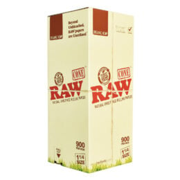 900PC BOX - RAW Organic Hemp Cones - 1 1/4"