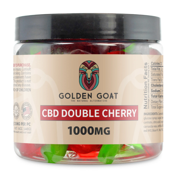 CBD Gummies 1000MG - Double Cherry