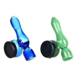 Sidecar Storage Chillum Pipe - 4"/Colors Vary