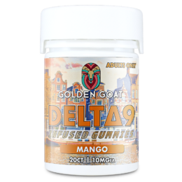 Delta 9 Infused Gummy Squares – Mango
