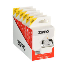 6PC DISPLAY - Zippo Yellow Flame Butane Lighter Insert