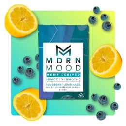 Mdrn Mood Blueberry Lemonade- 50mg CBD / 10mg THC (6ct)