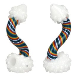 Rainbow Cloud Hand Pipe - 5"