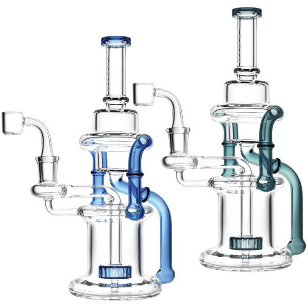 Pulsar Double Chamber Recycler Rig -10"/14mm F/Colors Vary