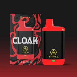 Ritual | Cloak 510 Variable Voltage Concealed Battery - Red & Black