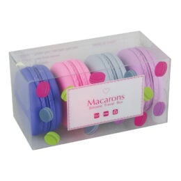 4PC - Silicone Macaron Container - 2" / Assorted