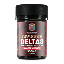 Infused Delta-8 Gummies, 500mg – Watermelon, 20ct