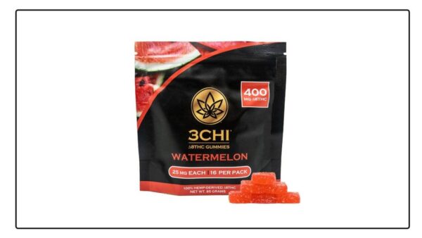3Chi: Delta 8 Gummies 400mg Watermelon