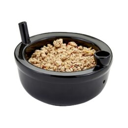 Black Cereal bowl - shiny finish