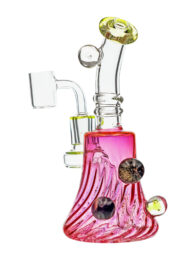 Krave Glass "Pink Drip"