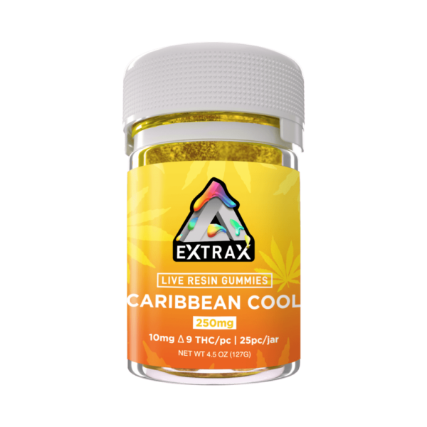 Delta Extrax Pure Live Resin Delta 9 Gummies 250mg