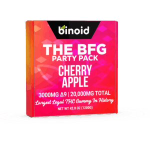 Binoid The BFG – 3000mg Delta 9 THC Gummy – Cherry Apple