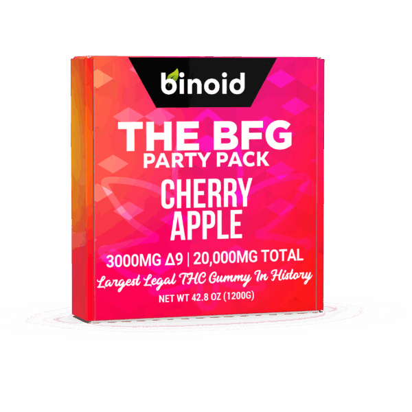 Binoid The BFG – 3000mg Delta 9 THC Gummy – Cherry Apple
