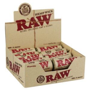 20PC DISPLAY - Raw Natural Hemp Wick Rolls - 20ft 2 345d3d3e 671d 4e6a 8ef8 62eb46c9488e