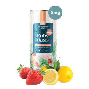 Hometown Hero 5mg THC Lemonade - Ruby Oasis