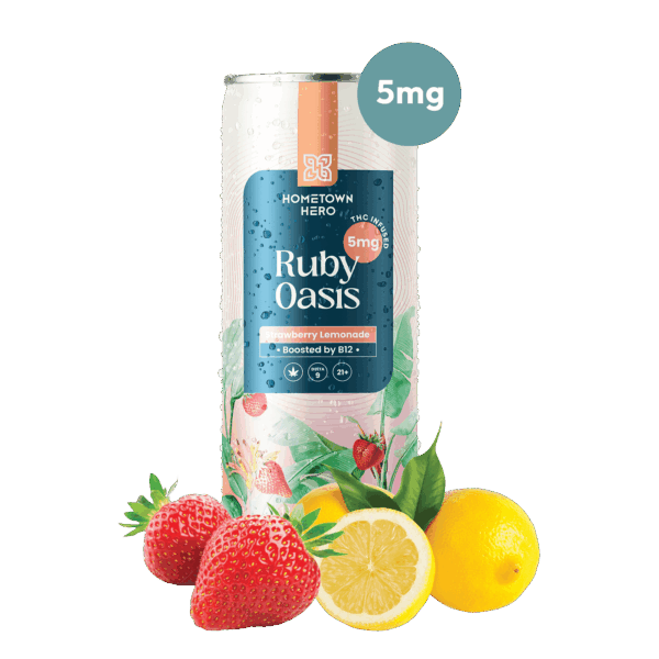 Hometown Hero 5mg THC Lemonade - Ruby Oasis
