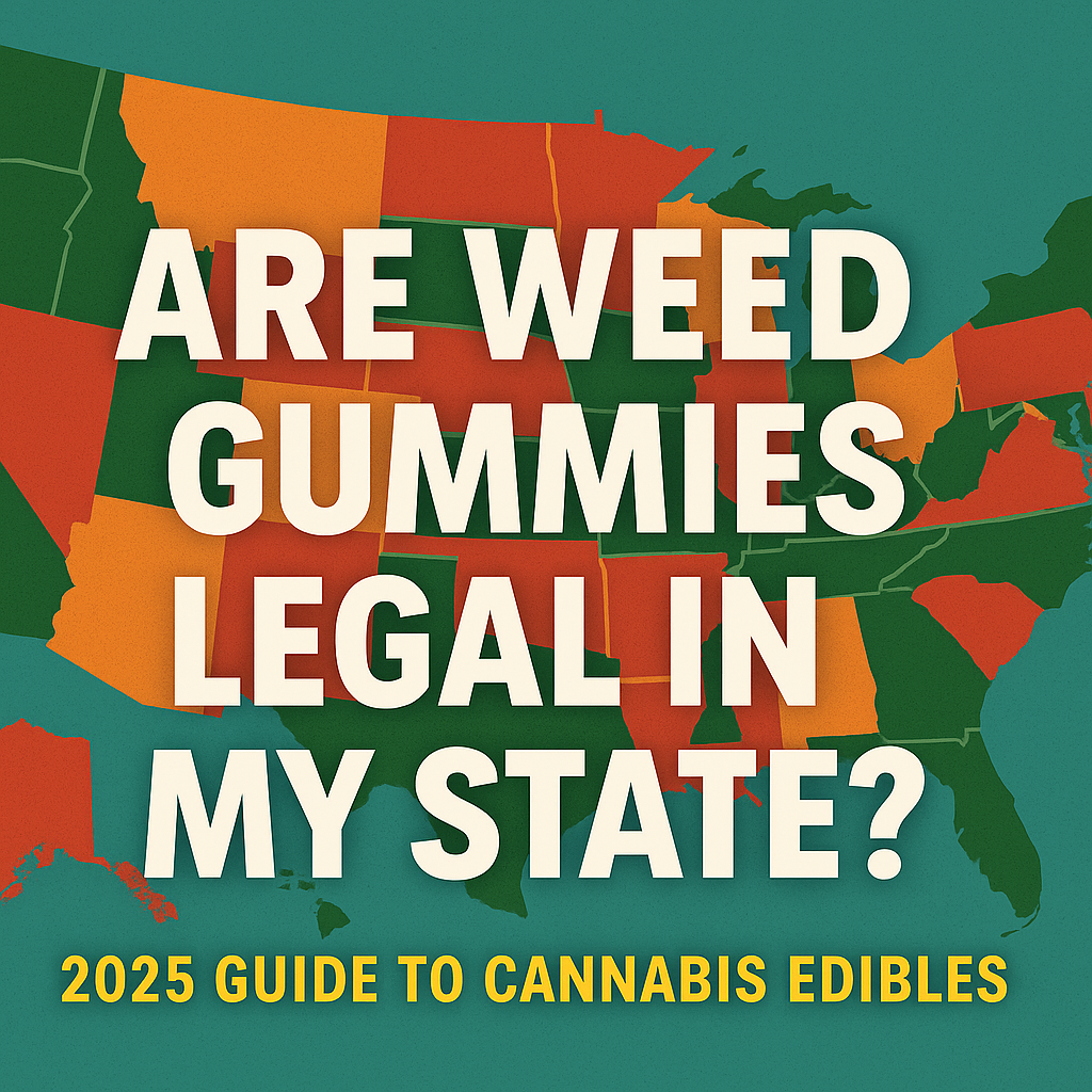 Featured image for “Are Weed Gummies Legal in My State? 2025 Guide to Cannabis Edibles”