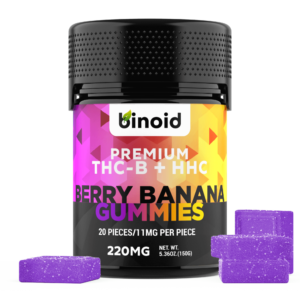 Binoid THC-B + HHC Gummies – Berry Banana