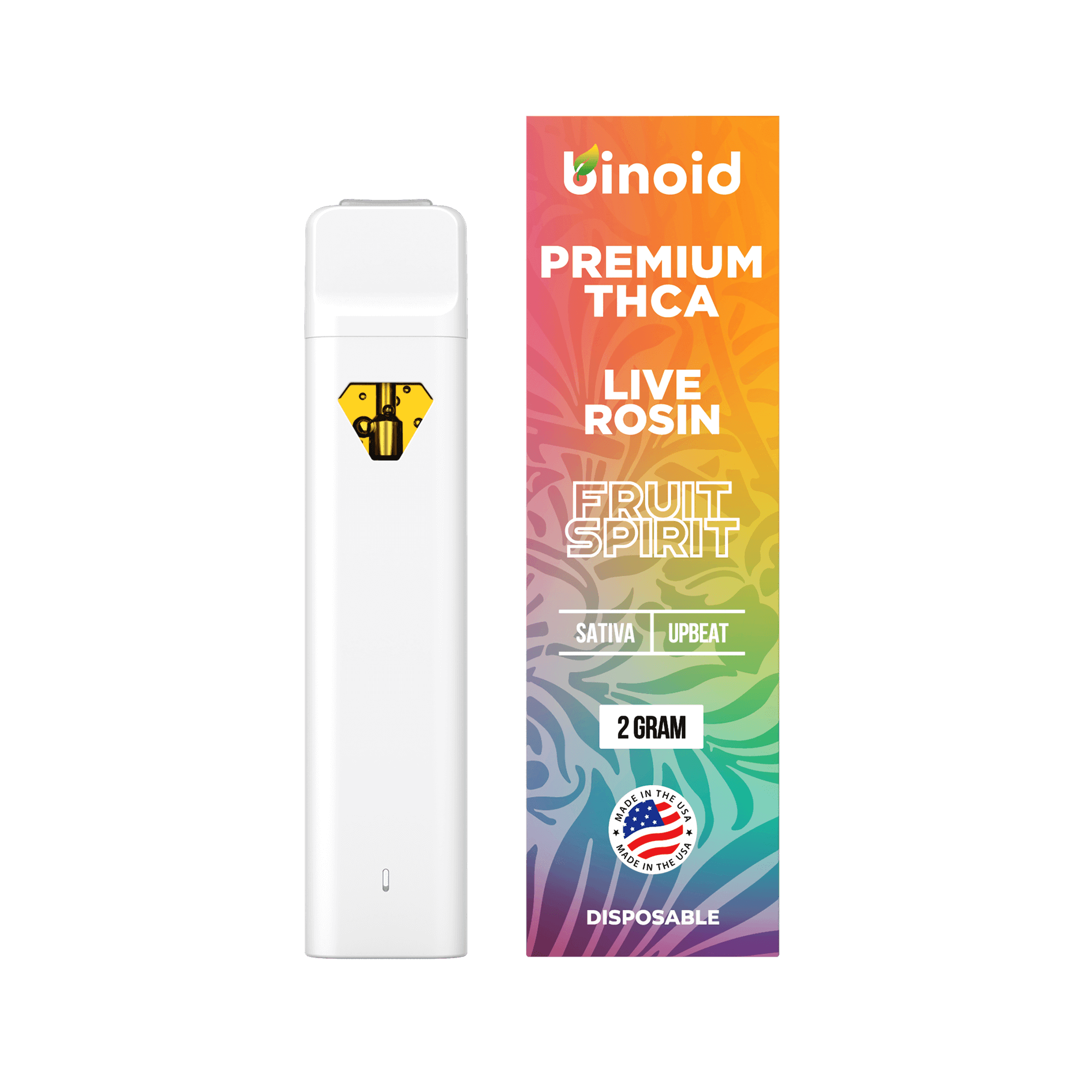 Binoid THCA Disposable Vapes Live Rosin 2g